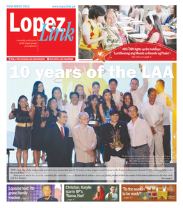 10 Years of the Lopez Achievement Awards