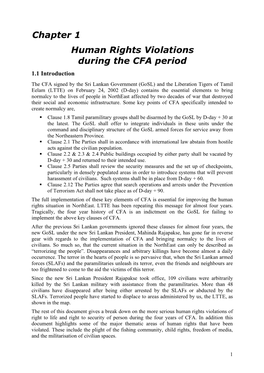 Chapter 1 Human Rights Violations During the CFA Period