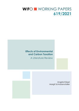 Effects of Environmental and Carbon Taxation. a Literature Review