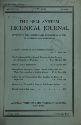 Technical Journal