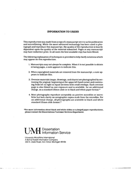 Umidissertation Information Service