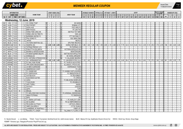 Midweek Regular Coupon 11/06/2019 09:43 1 / 3