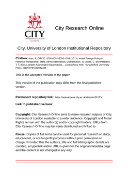 City Research Online