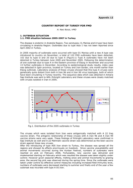 Country Report of Turkey For