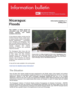 Nicaragua: Floods