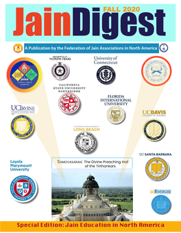 FALL 2020 Jaindigest a Publication by the Federation of Jain Associations in North America