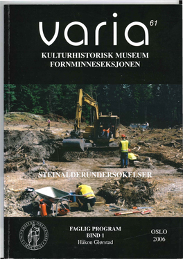 Kulturhistorisk Museum Fornminneseksjonen