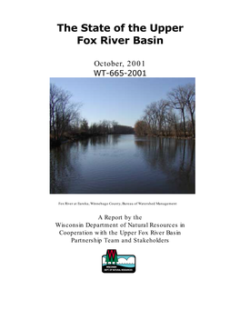 The State of the Upper Fox River Basin