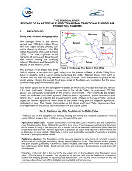 The Senegal River: Release of an Artificial Flood to Maintain Traditional Floodplain Production Systems