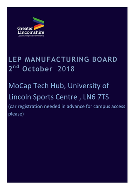 Mocap Tech Hub, University of Lincoln Sports Centre , LN6 7TS (Car Registration Needed in Advance for Campus Access Please)