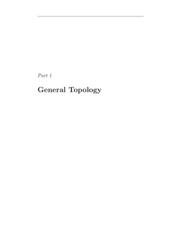 Part 1. General Topology