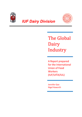 The Global Dairy Industry