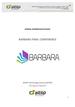 Barbara Final Conference