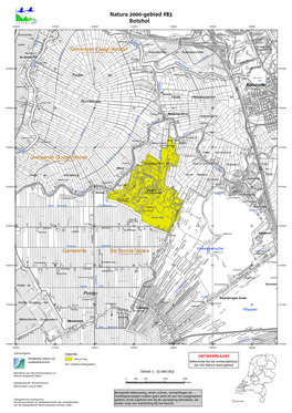Ontwerpkaart Natura 2000-Gebied Botshol