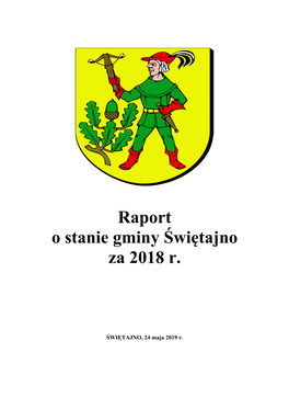 Raport O Stanie Gminy Świętajno Za 2018 R