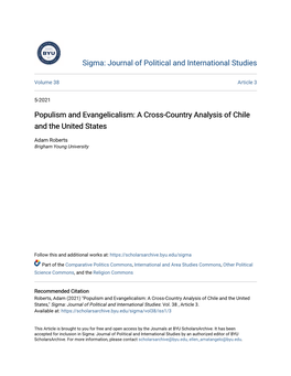 Populism and Evangelicalism: a Cross-Country Analysis of Chile and the United States