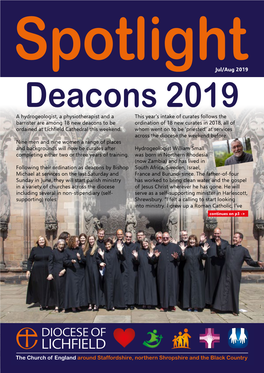 Jul/Aug 2019 the Church of England Around Staffordshire, Northern