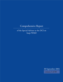 Comprehensive Report