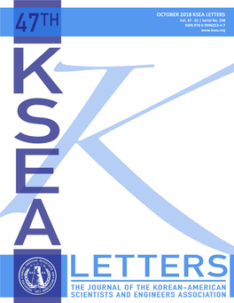 OCTOBER 2018 KSEA LETTERS Vol