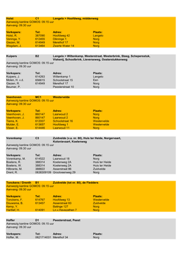 Chauffeurs En Spelers Ingedeeld 2016 Website