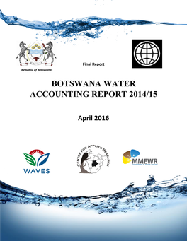 Botswana Water Accounting Report 2014/15