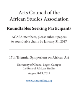 Roundtables Seeking Participants