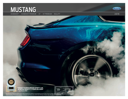 2019 Ford Mustang Brochure