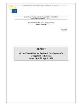 Committee on Regional Development - the Secretariat