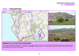 13: Y Rhinogau Part 1: Description