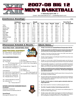 2007-08 Big 12 Men's Basketball