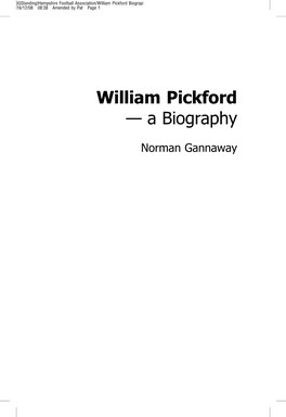 William Pickford Biography 1..160