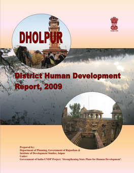 Human Development Report DHOLPUR DISTRICT