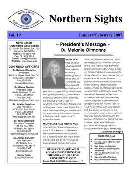 NDOA January 2007 Newsletter