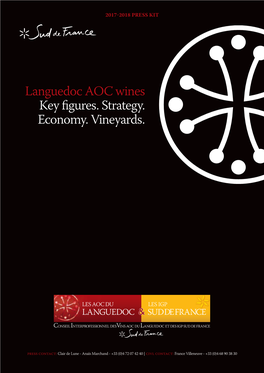 Languedoc AOC Wines Key Figures. Strategy. Economy. Vineyards
