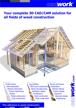 Your Complete 3D CAD/CAM Solution for All Fields of Wood Construction