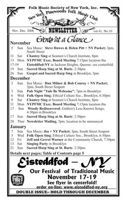 Eisteddfod – NY