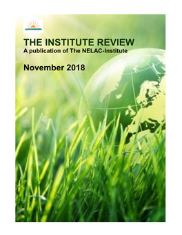 The Institute Review, 2018 November