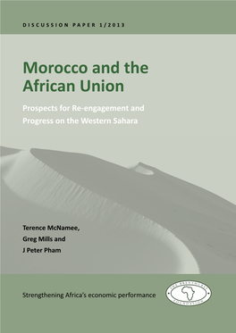 Morocco and the African Union Prospects for Re-Engagement and Progress on the Western Sahara