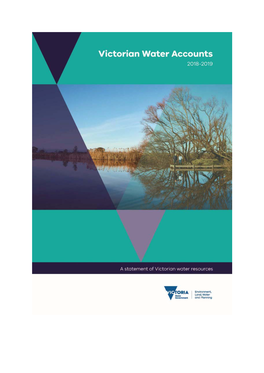 Victorian Water Accounts 2018–19 1