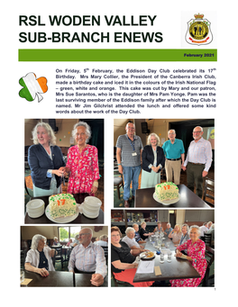 WVRSL Enews February 2021