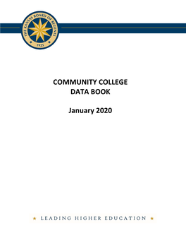 COMMUNITY COLLEGE DATA BOOK January 2020