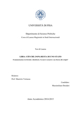 Università Di Pisa