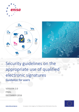 Security Guidelines on the Appropriate Use of Qualified Electronic Signatures Guidance for Users