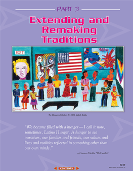 Extending and Remaking Traditions