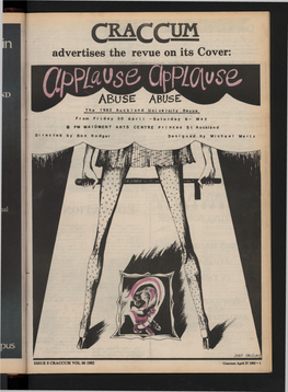 Advertises the Revue on Its Cover