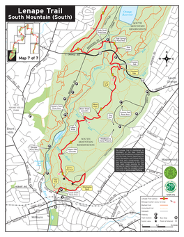 Lenape Trail Map 7 of 7