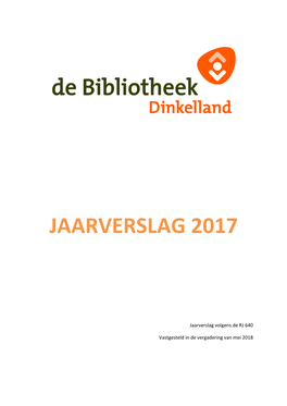 Jaarverslag 2017