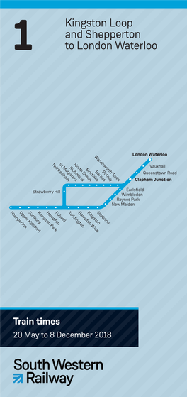 1 Kingston Loop and Shepperton to London Waterloo