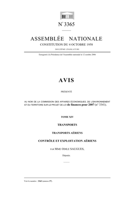 N° 3365 Assemblée Nationale