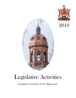 Legislative Activities 2010